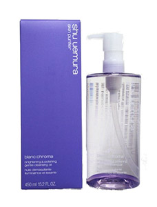 Japanese Cleansing Oil - SHU UEMURA Blanc Chroma Bright and Polish Cleansing Oil