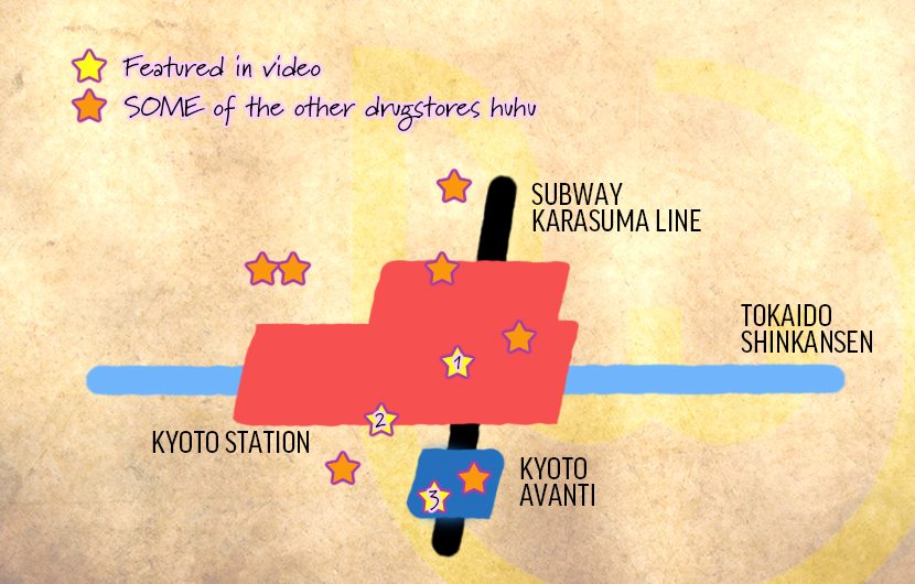 Recommended Drugstores in Kyoto - With Maps! | Wonect.Life