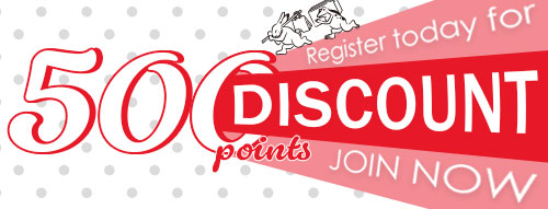 FREE 500 points discount when you sign up on Wonect.com